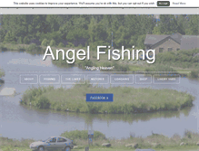 Tablet Screenshot of angelfishing.com